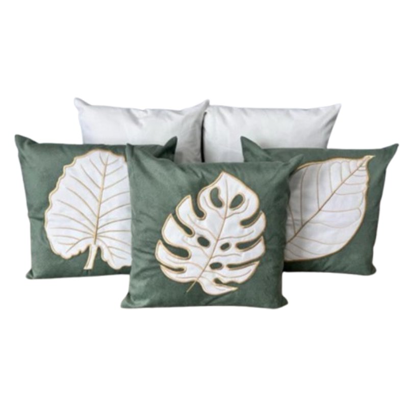 Conjunto 5 Capas de Almofada Bordada Boho Chic - Casas Gael