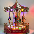 Carrossel de Natal Musical com Luz Decorativa - Casas Gael