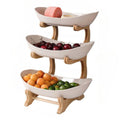 Fruteira de Mesa Moderna em Bambu 2 a 3 Andares - Casas Gael