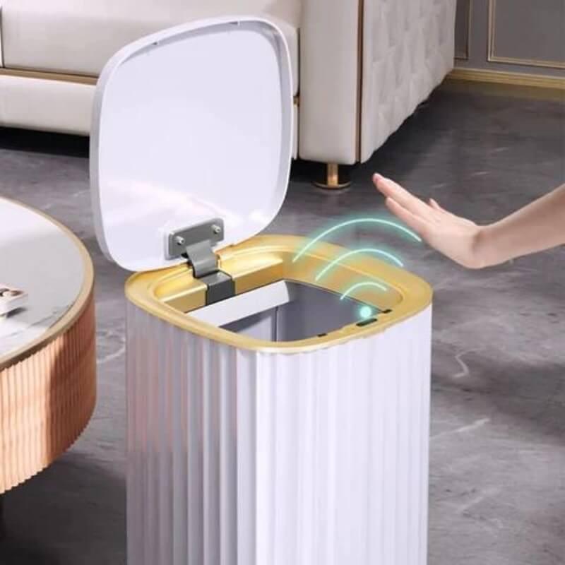 Lixeira Para Banheiro com Sensor Inteligente - Casas Gael