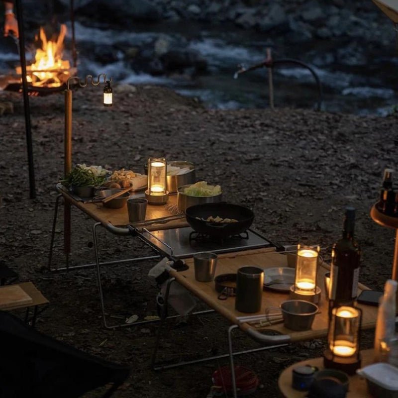 Luminária de Mesa Decorativa em Metal LED Dimerizável - Casas Gael