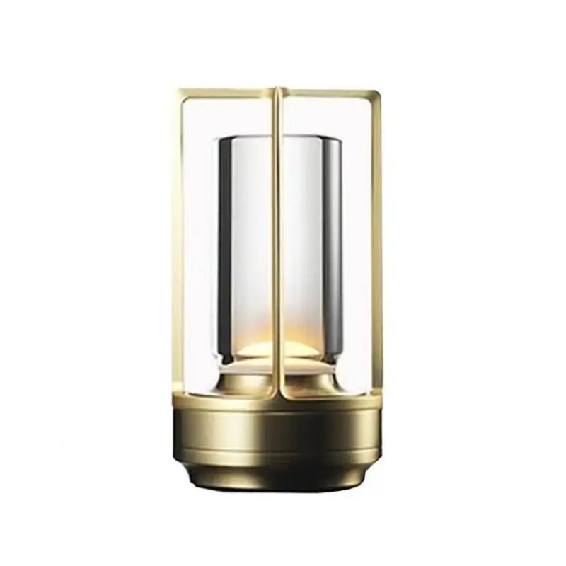 Luminária de Mesa Decorativa em Metal LED Dimerizável - Casas Gael