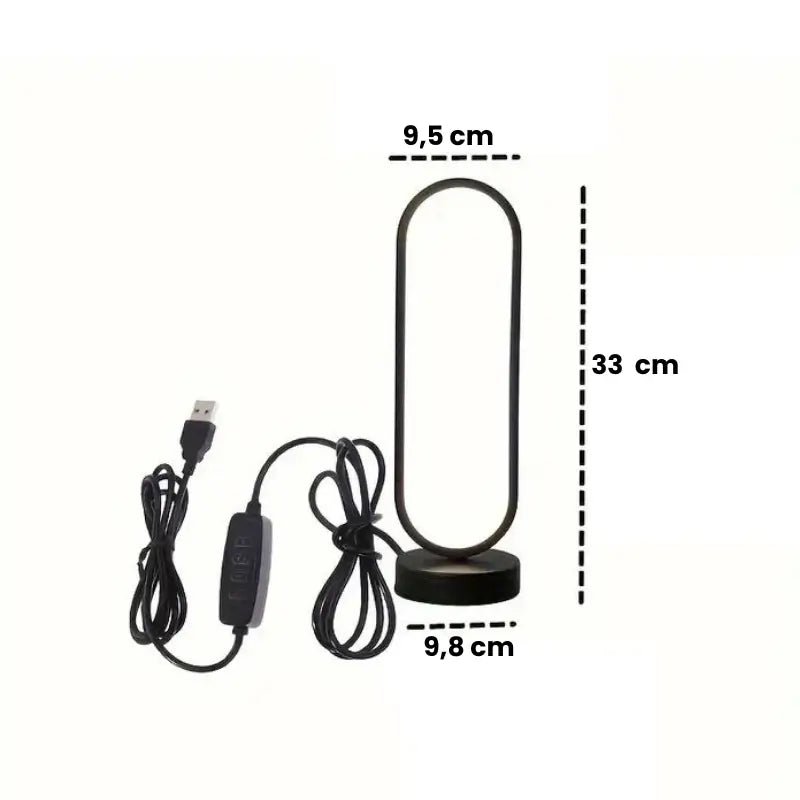 Luminária de Mesa Decorativa LED 3 Tons de Luz - Casas Gael