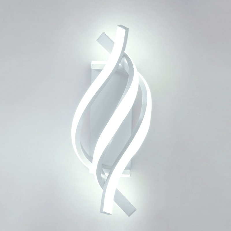 Luminária de Parede Espiral Moderna - Casas Gael