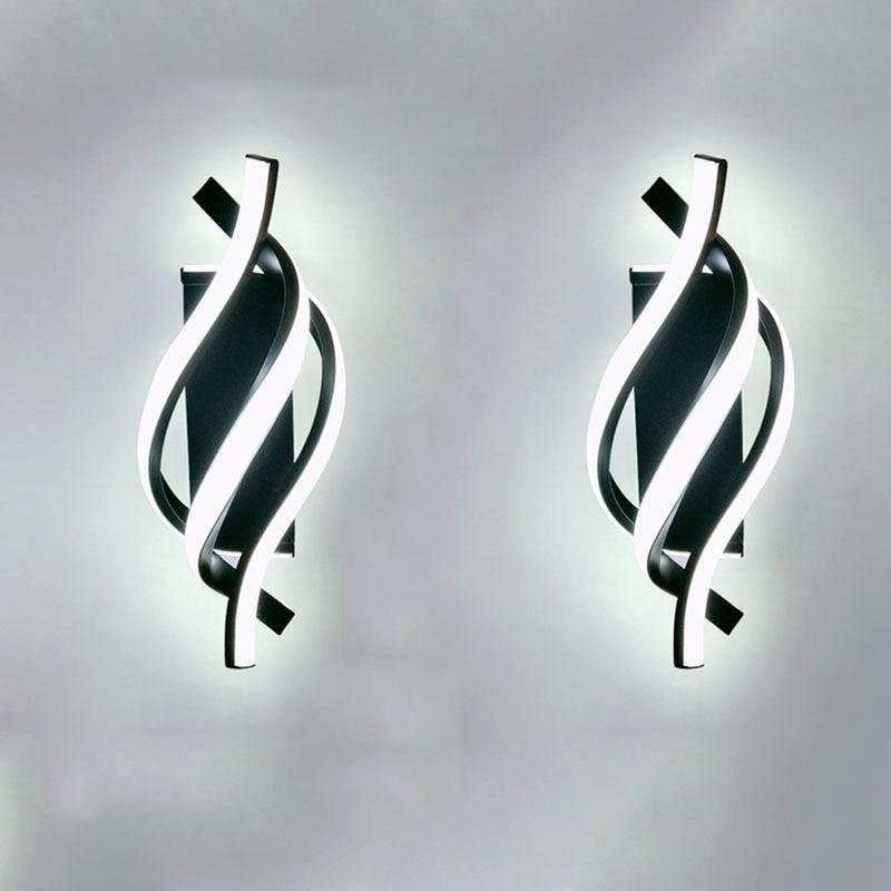 Luminária de Parede Espiral Moderna - Casas Gael