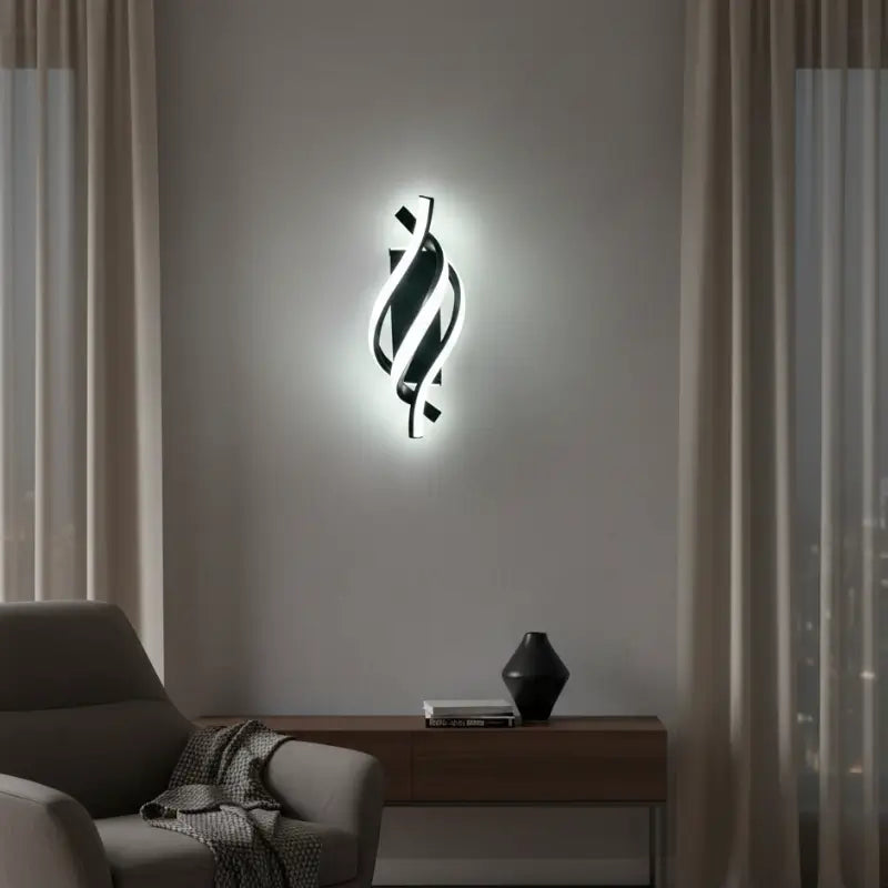 Luminária de Parede Espiral Moderna - Casas Gael