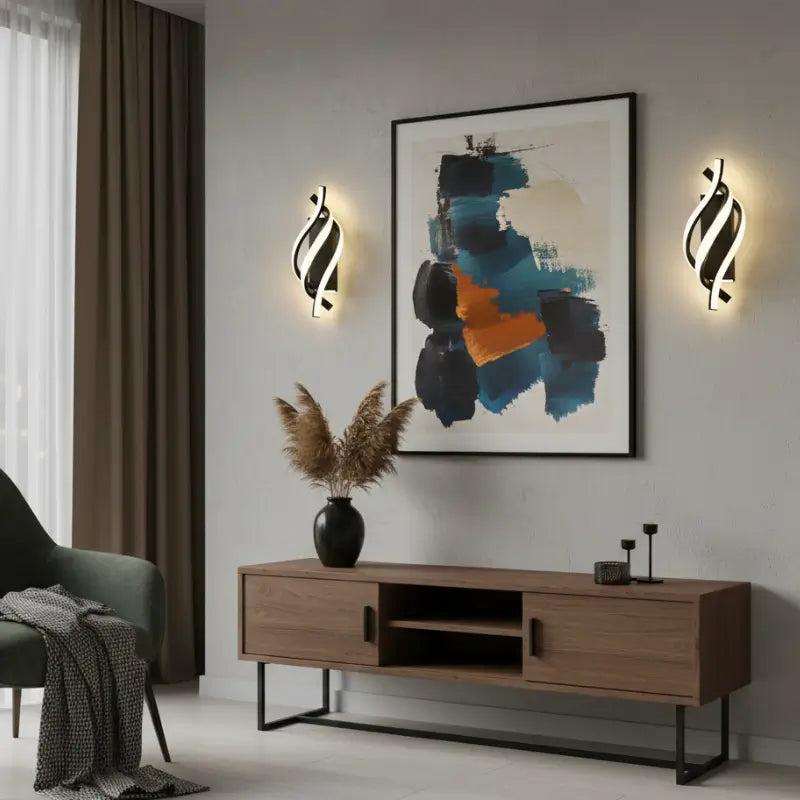 Luminária de Parede Espiral Moderna - Casas Gael