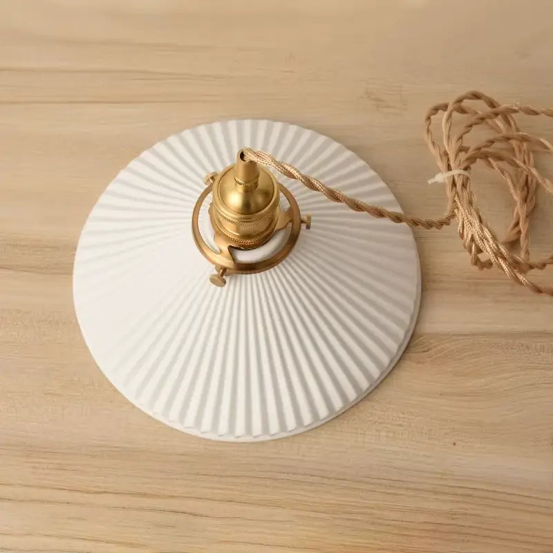 Luminária de Teto Retrô em Cerâmica Premium