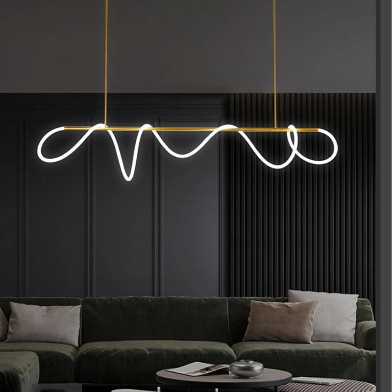 Lustre Moderno e Minimalista Para Sala Led - Casas Gael