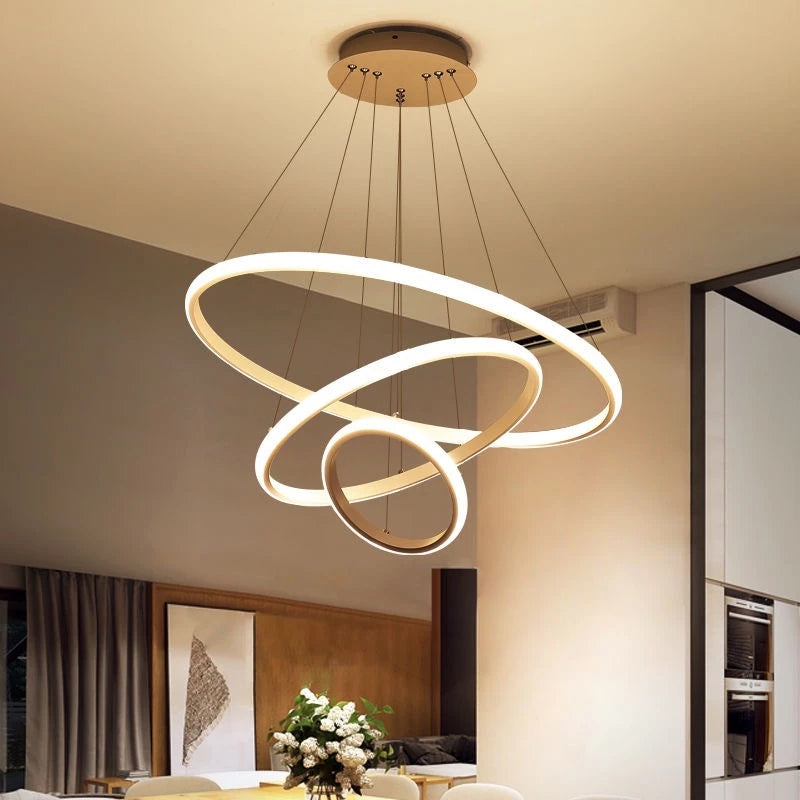 Lustre Para Sala e Quarto Moderno LED Bivolt - Casas Gael