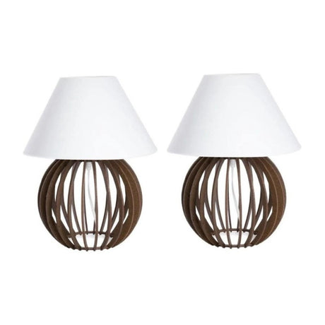 Par de Abajures de Mesa Boho para Cabeceira de Cama - Casas Gael