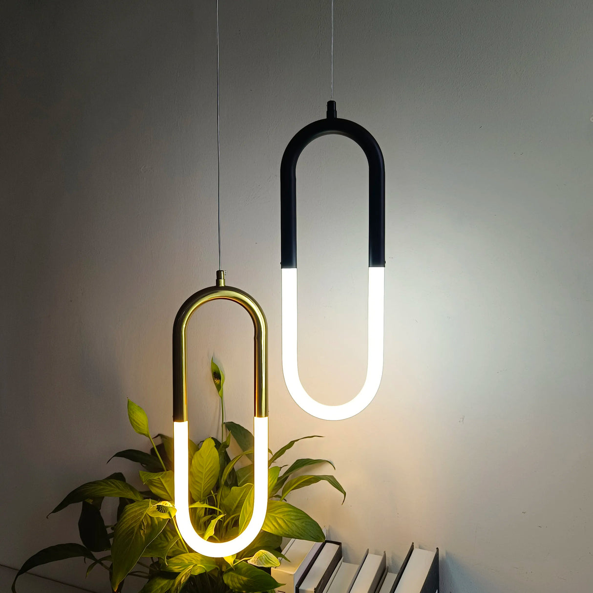 Pendente Minimalista Metal e Led - Casas Gael