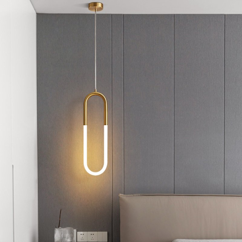 Pendente Minimalista Metal e Led - Casas Gael