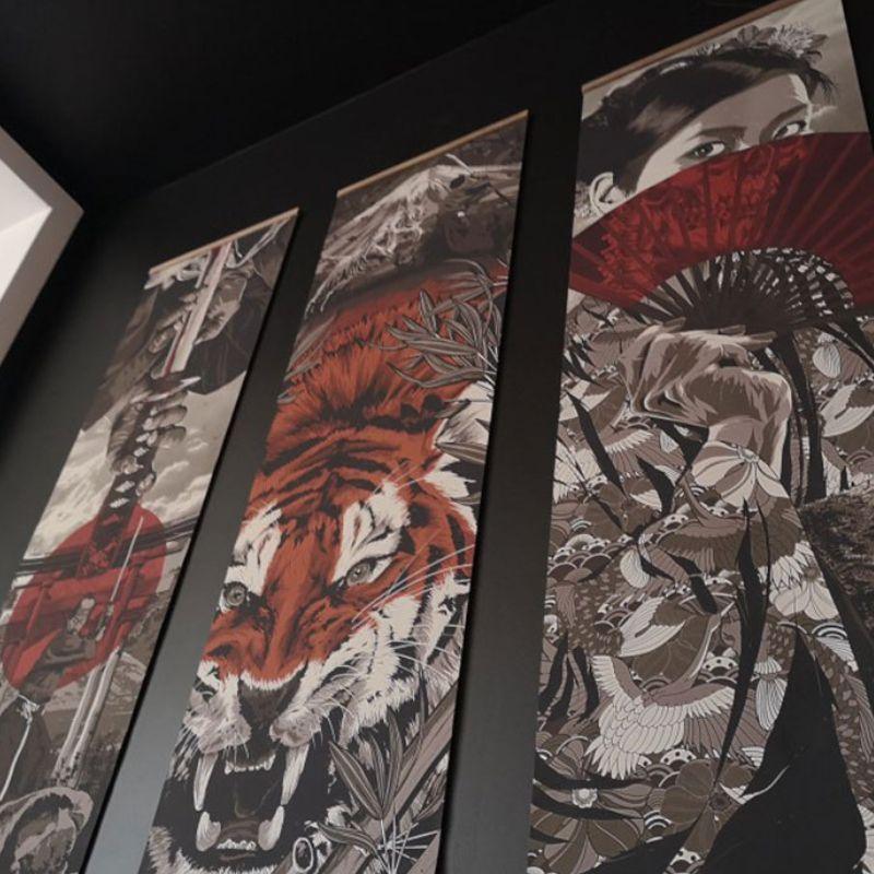 Poster Decorativo Estilo Japonês - Casas Gael