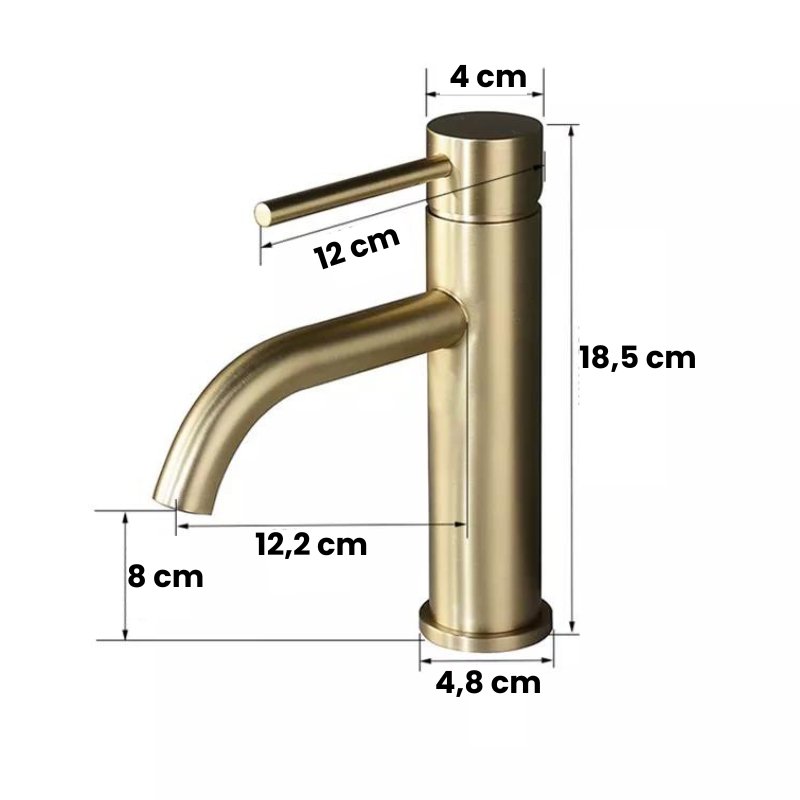 Torneira Monocomando Para Lavabo Baixa - Tatyana - Casas Gael