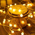 Varal de luzes decorativa para natal - Casas Gael