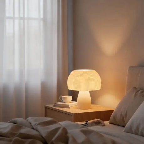 Abajur de Mesa Cogumelo Minimalista