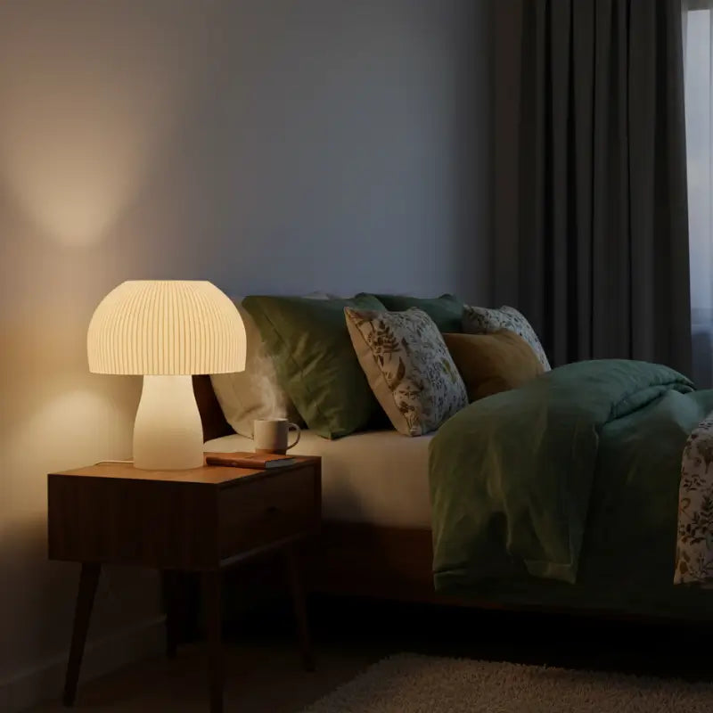 Abajur de Mesa Cogumelo Minimalista - Casas Gael