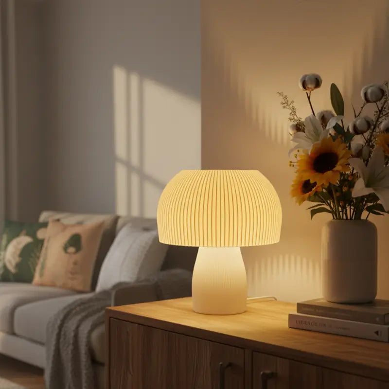 Abajur de Mesa Cogumelo Minimalista - Casas Gael