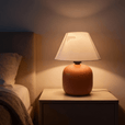 Abajur de Mesa Para Quarto em Cerâmica Bivolt