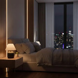 Abajur de Mesa Para Quarto em Cerâmica Bivolt - Casas Gael