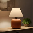 Abajur de Mesa Para Quarto em Cerâmica Bivolt - Casas Gael