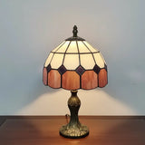 Abajur de Mesa Premium Vidro e Metal Estilo Tiffany Vintage - casas Gael