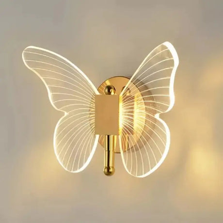 Arandela de Parede Borboleta Sofisticada - Casas Gael