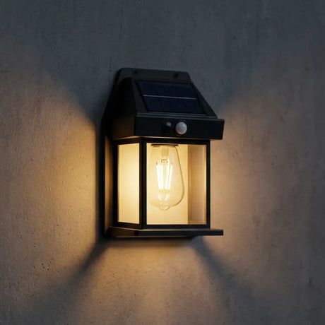 Arandela de Parede Externa Solar LED com Sensor de Movimento - Casas Gael 