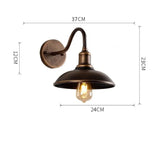 Arandela de Parede  Externa Vintage Estilo Industrial - Casas Gael