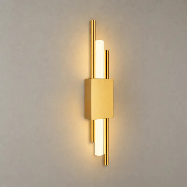 Arandela de Parede LED Dourada 3 Tons de Luz - Casas Gael