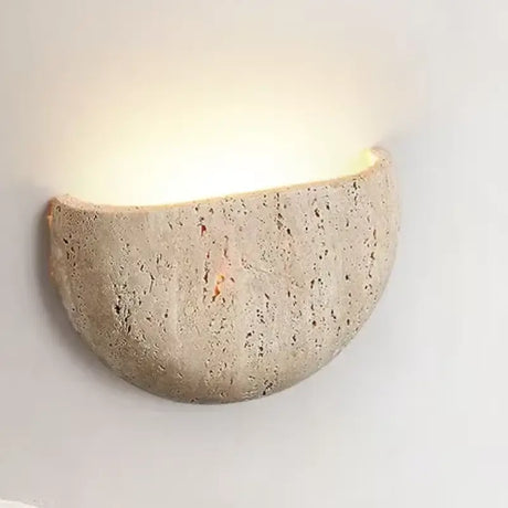 Arandela de Parede Meia Lua Wabi-sabi  Casas Gael