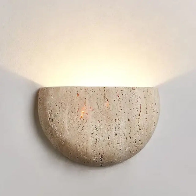 Arandela de Parede Meia Lua Wabi-sabi  Casas Gael