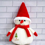 Boneco de Neve de Pelúcia Decoração de Natal - Casas Gael