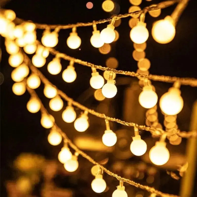 Cordão de luzes decorativa Bivolt de natal 6 metros