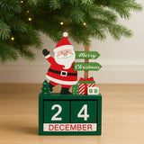 Decoração de Natal Calendário em Madeira - Casas Gael