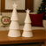 Decoração de Natal Conjunto 2 Árvores de Natal em Cerâmica - Casas Gael