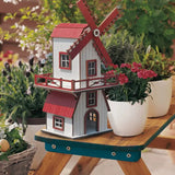 Decoração de Natal Moinho Vila de MDF - Casas Gael