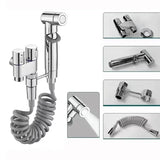 Ducha Higiênica para Banheiro Kit Completo com Registro Duplo - Casas Gael