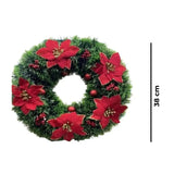 Enfeite de Natal Guirlanda 38cm - Casas Gael