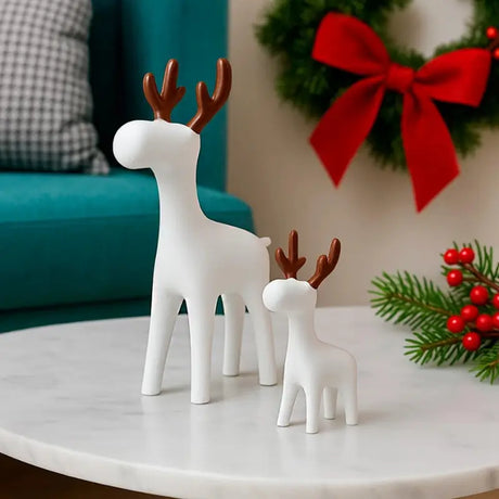 Enfeite de Natal Kit de Renas Minimalistas - Casas Gael