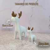Enfeite de Natal Kit de Renas Minimalistas - Casas Gael