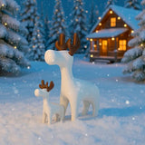 Enfeite de Natal Kit de Renas Minimalistas - Casas Gael