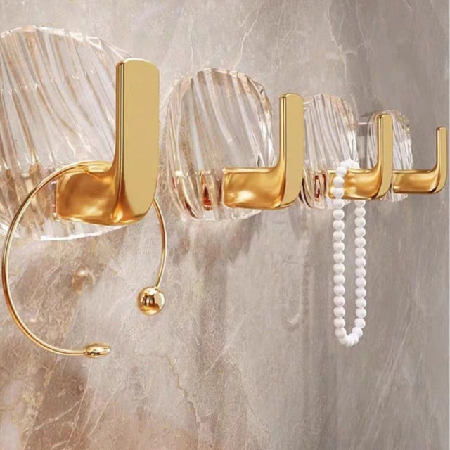 Gancho Adesivo Premium 4 Unidades para Toalhas e Acessórios - Casas Gael