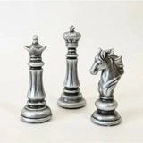 Conjuto Estatuetas Peças de Xadrez Decorativas