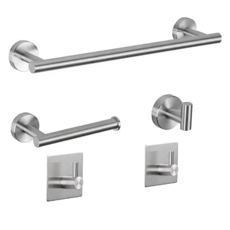 Kit Acessórios para Banheiro em Aço inoxidável 5 Peças - Casas Gael