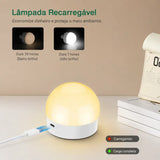 Lâmpada LED Recarregável Sem Fio E27 15 Cores Controle Remoto - Casas Gael