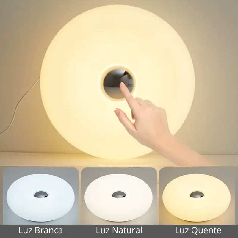 Luminária Decorativa de Mesa Donut LED USB - Casas Gael