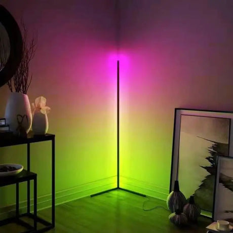 Luminária de Chão Barra Led RGB com Controle Remoto - Casas Gael