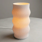 Luminária de Mesa Decorativa 3D Ondulada Design Escultura - Casas Gael